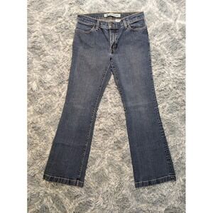 Gap Jeans Womens 10R Boot Cut Long And Lean Mid Rise Dark Wash Stretch Y2K